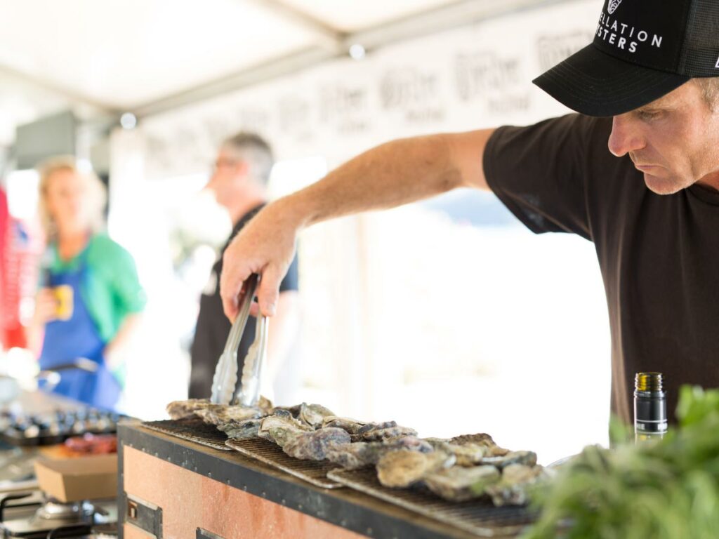 Amazing oysters at the festival
